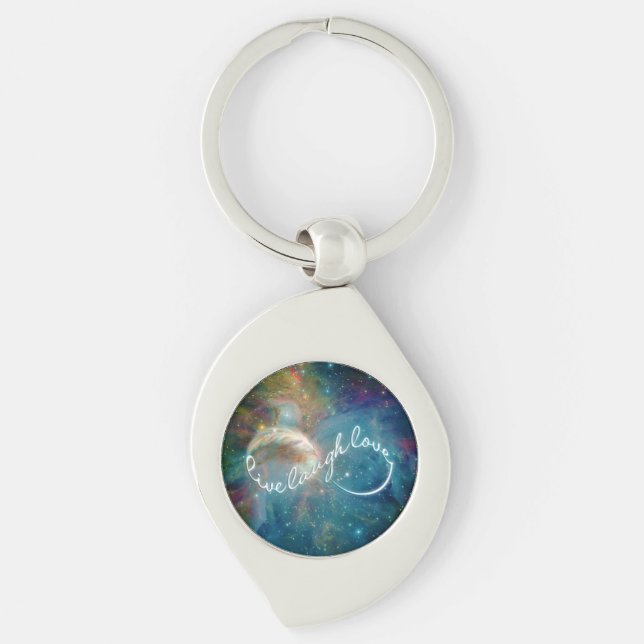 Awesome mystic "Live Laugh Love" infinity symbol Keychain (Front)