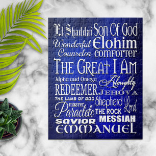 Awesome Names of God Jigsaw Puzzle
