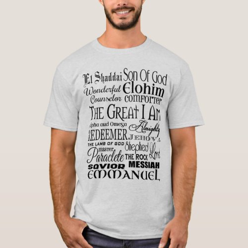 Awesome Names of God T_Shirt