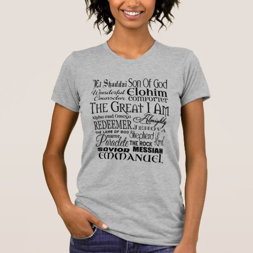 Awesome Names of God T_Shirt