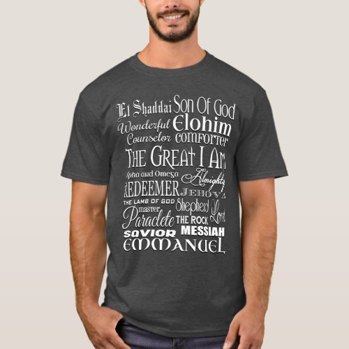 Awesome Names of God T_Shirt