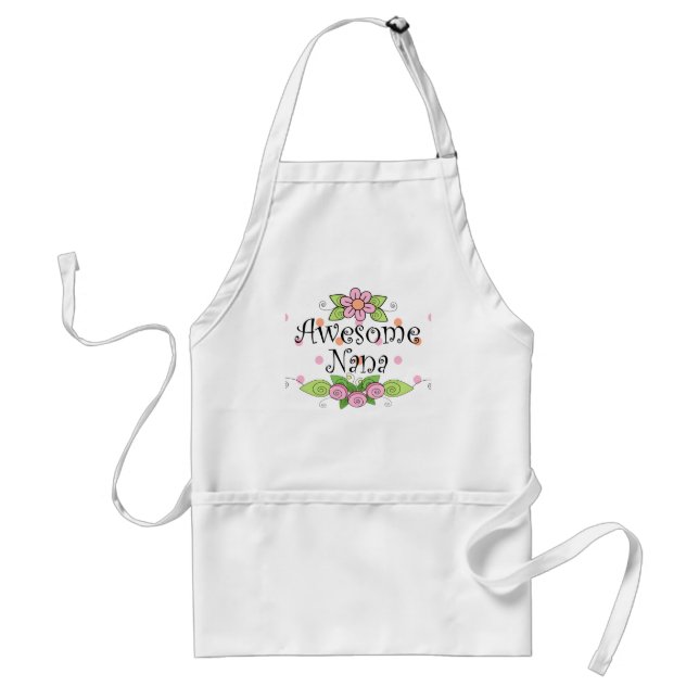 Awesome Nana T-Shirt Adult Apron (Front)