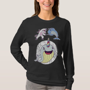 Awesome Narwhal Unicorns Of The Sea T-Shirt