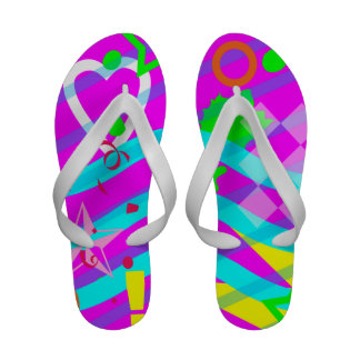 80s Flip Flops, 80s Sandal Footwear for Women & Men