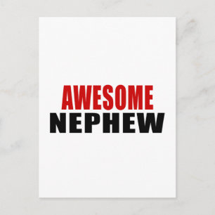 AWESOME NEPHEW POSTCARD