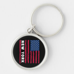 Awesome New York USA United States America America Keychain
