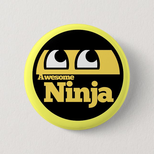 Awesome Ninja Button (Front)