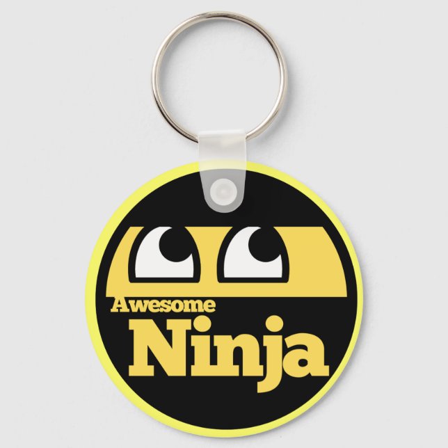 Awesome Ninja Keychain (Front)
