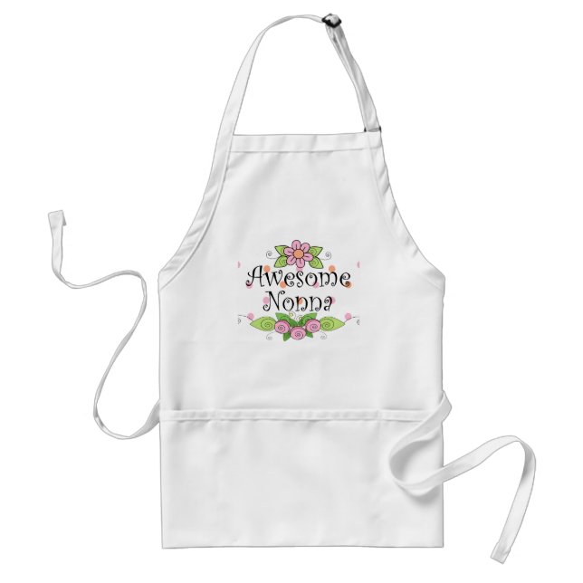 Awesome Nonna T-Shirt Adult Apron (Front)