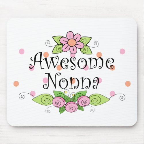 Awesome Nonna T_Shirt Mouse Pad