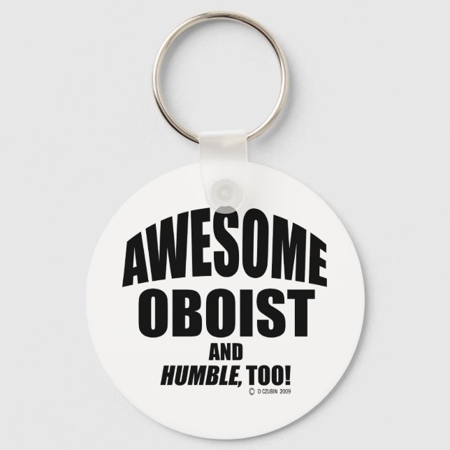 Awesome Oboist Keychain (Front)