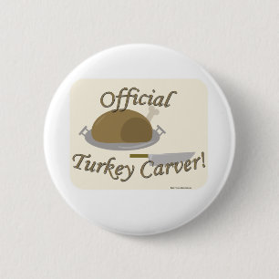 Awesome Official Turkey Carver Button