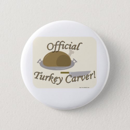 Awesome Official Turkey Carver Button