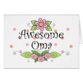 Awesome Oma T-Shirt (Front Horizontal)