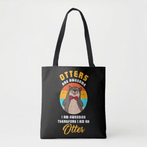 Awesome Otter Costume Cute Animal Zoo Halloween Tote Bag