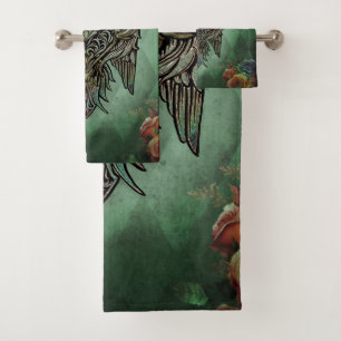 Awesome owl  bath towel set