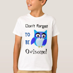 Awesome owl cartoon T-Shirt