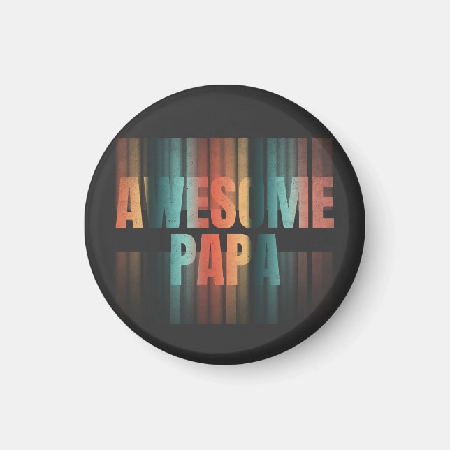 Awesome Papa Magnet (Front)