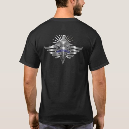 Awesome Paratrooper Custom Designed Wings T_Shirt