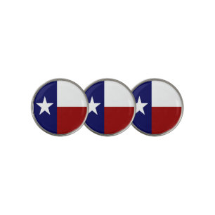 Awesome Patriotic Texas Flag Golf Ball Marker