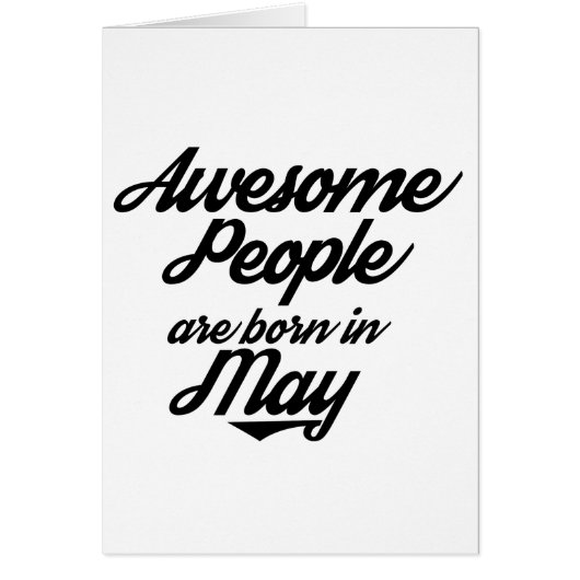 Awesome People are born in May (Front)