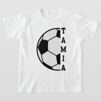 Awesome Personalized Name Soccer Ball Sports Kid's T-Shirt