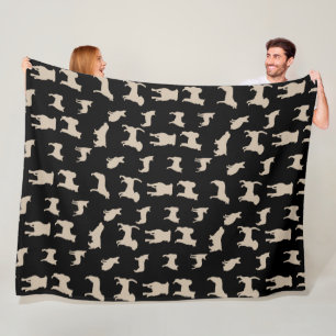 Awesome Pet dog pattern Fleece Blanket