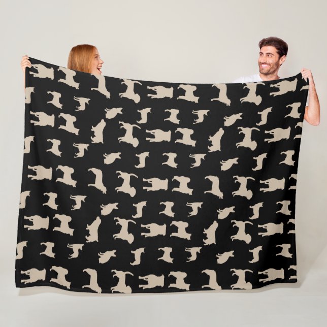 Awesome Pet dog pattern Fleece Blanket (In Situ)