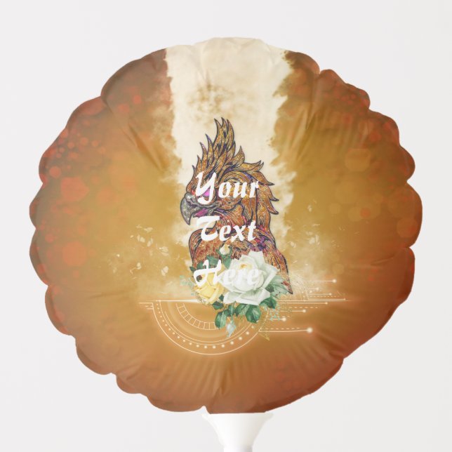 Awesome phoenix head balloon (Front)