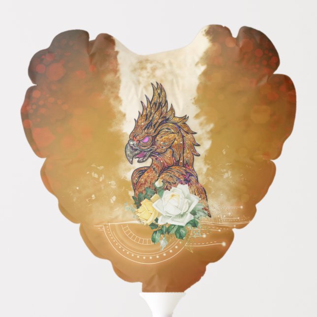 Awesome phoenix head balloon (Front)