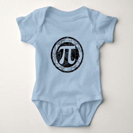 Awesome Pi Symbol Baby Bodysuit