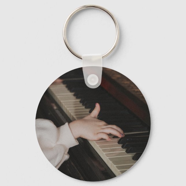 Awesome Piano Artwork Keychain (Front)
