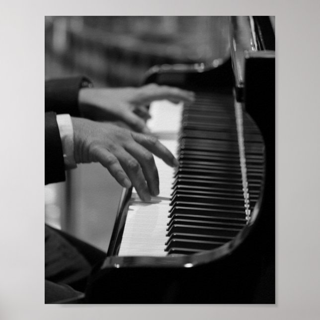 Awesome Piano Artwork Poster (Front)