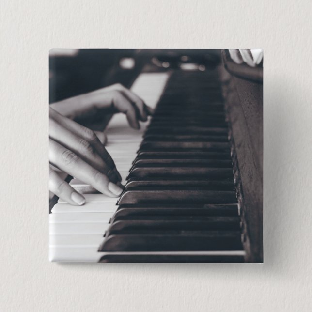 Awesome Piano Design Button (Front)