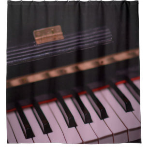 Awesome Piano Design Shower Curtain