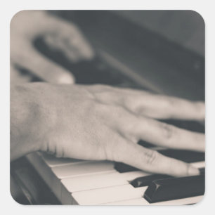 Awesome Piano Square Sticker