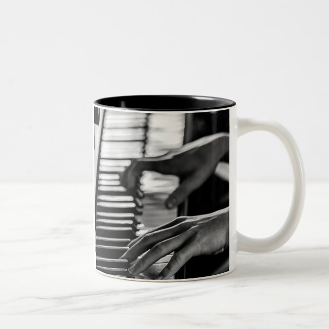 Awesome Piano Two-Tone Coffee Mug (Right)