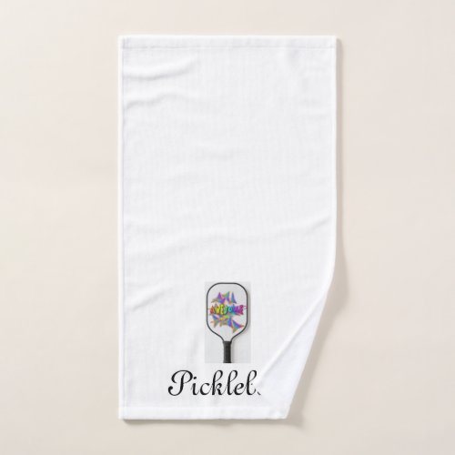 AWESOME Pickleball Paddle Sports Hand Towel