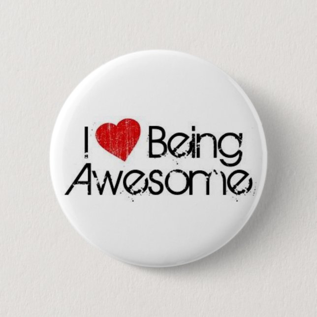 awesome pinback button (Front)