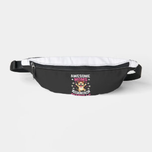 Awesome Pitbull Moms Have Tattoos Funny Dog Fanny Pack