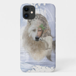 Awesome polarwolf with fairy,  iPhone 11 case