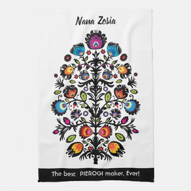 🤩Awesome polish Folk Wycinanki  Kitchen Towel (Vertical)