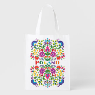❗🤩Awesome polish Folk Wycinanki Poland  Grocery Bag