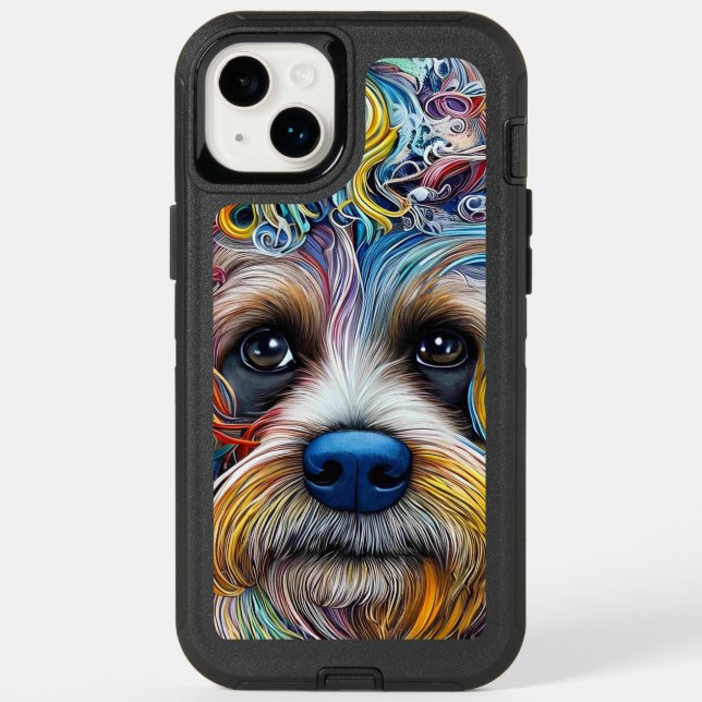 Awesome Pop Art Terrier   Otterbox iPhone Case (Back)
