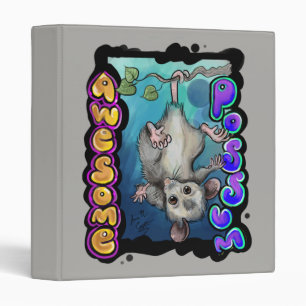 Awesome Possum 3 Ring Binder