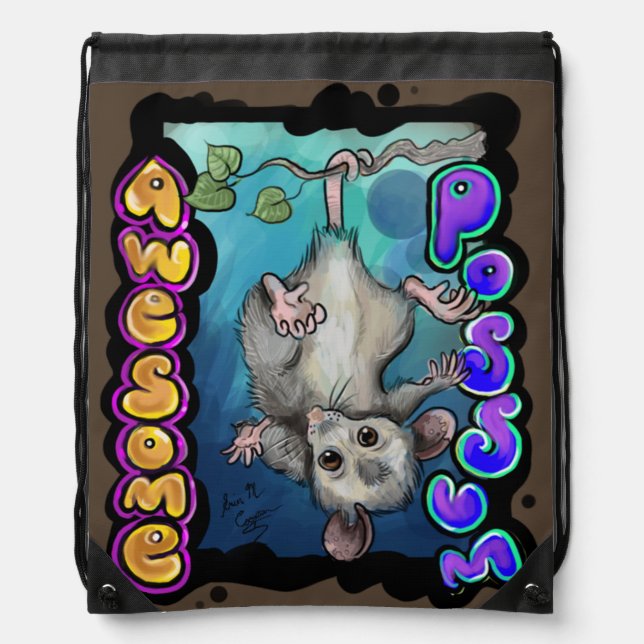 Awesome Possum Backpack (Front)