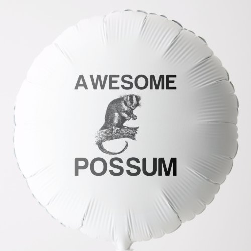 AWESOME POSSUM BALLOON