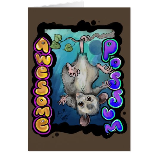 Awesome Possum! Cards (Front)