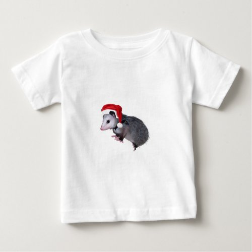 Awesome Possum Christmas Baby T_Shirt