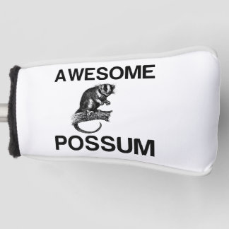 AWESOME POSSUM GOLF HEAD COVER